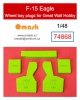 Omask 74868 F-15 Eagle wheel bay plugs (for GWH) 1/48
